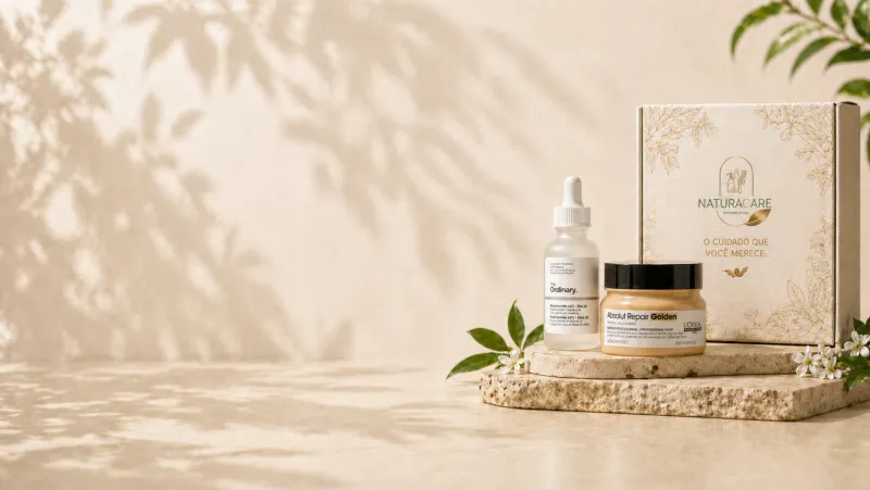Kits de skincare e cuidado capilar